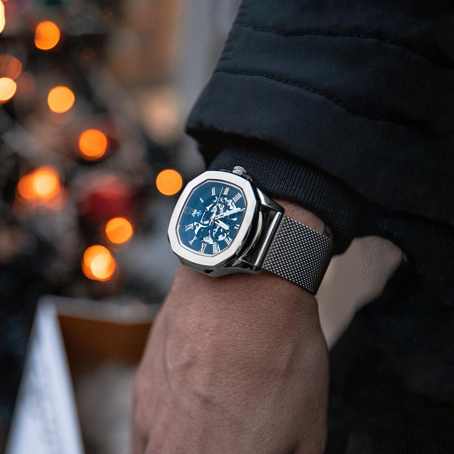 The Avalon Automatic Watch + Mesh Strap