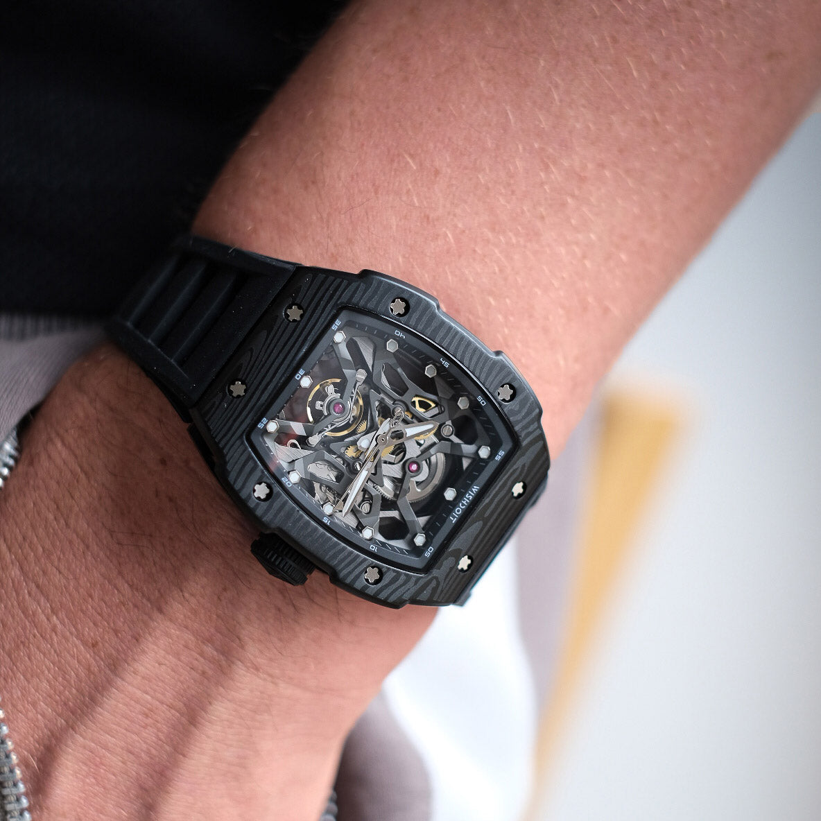 Aerial Prism Automatic Mechanical Skeleton Watch