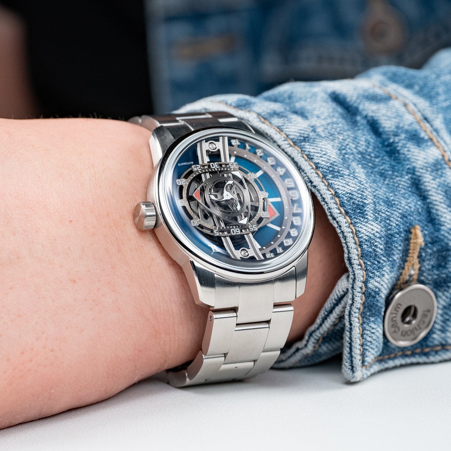Luxury Men's Automatic Unique Skeleton Watch
