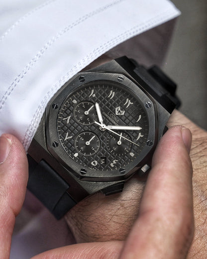 Royal Chronograph Black Edition Silver – Exclusive Collection