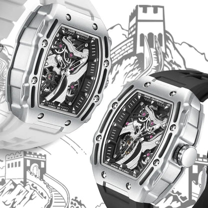 Mark Fairwhale 6870 FW-6870 Hollow Out Mechanical Wristwatch
