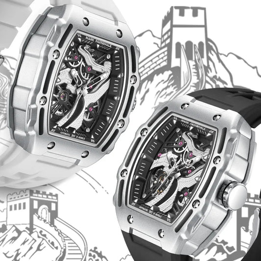 Mark Fairwhale 6870 FW-6870 Hollow Out Mechanical Wristwatch