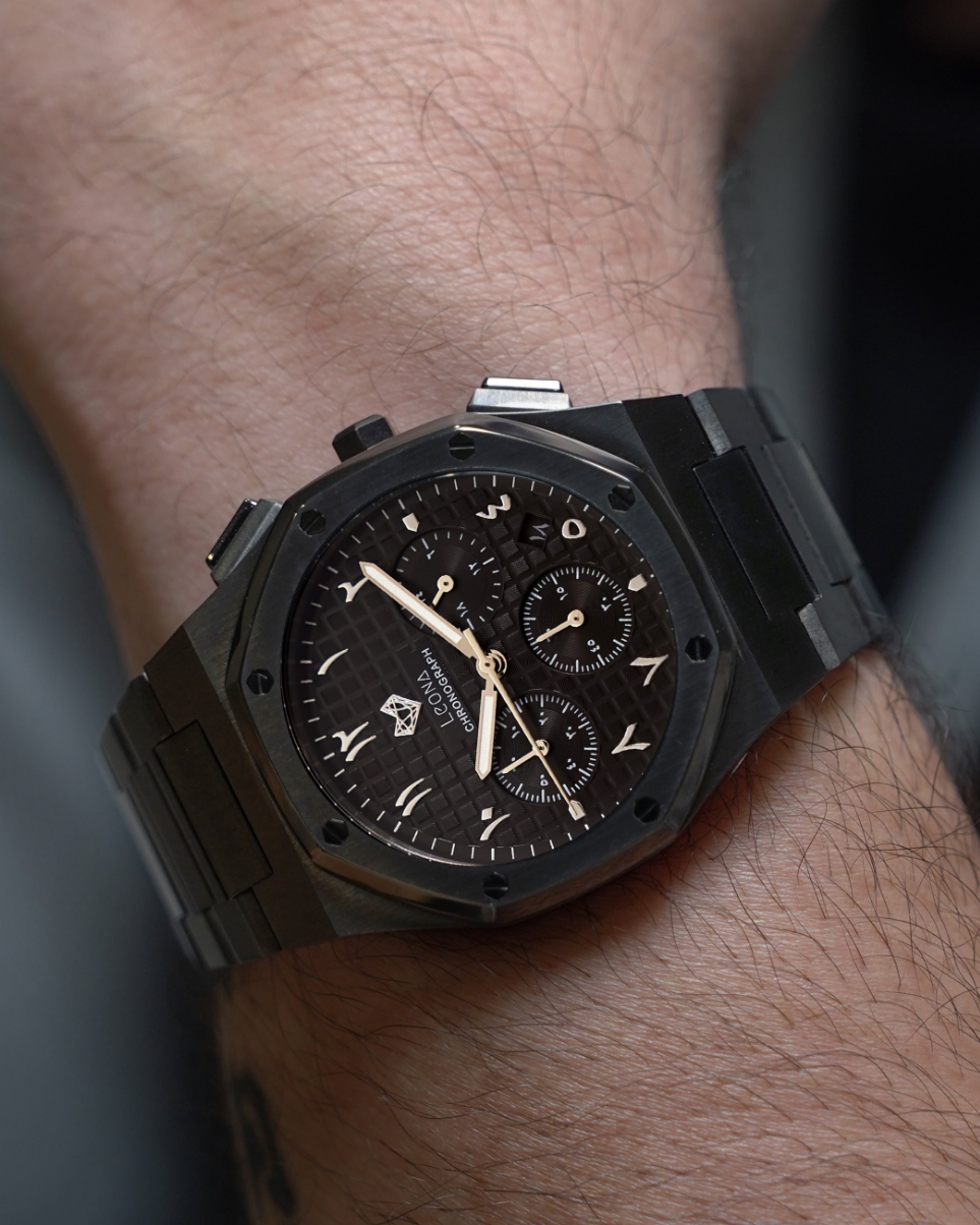 Royal Chronograph Black Edition Silver – Exclusive Collection