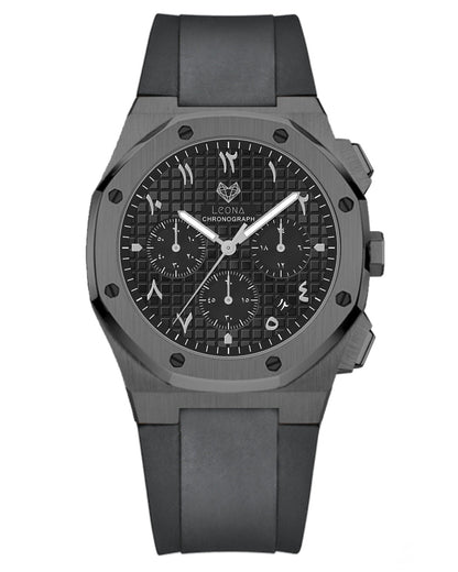 Royal Chronograph Black Edition Silver – Exclusive Collection