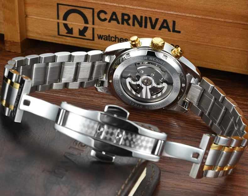 Carnival Swiss Automatic Men’s Watch – Where Luxury Meets Precision