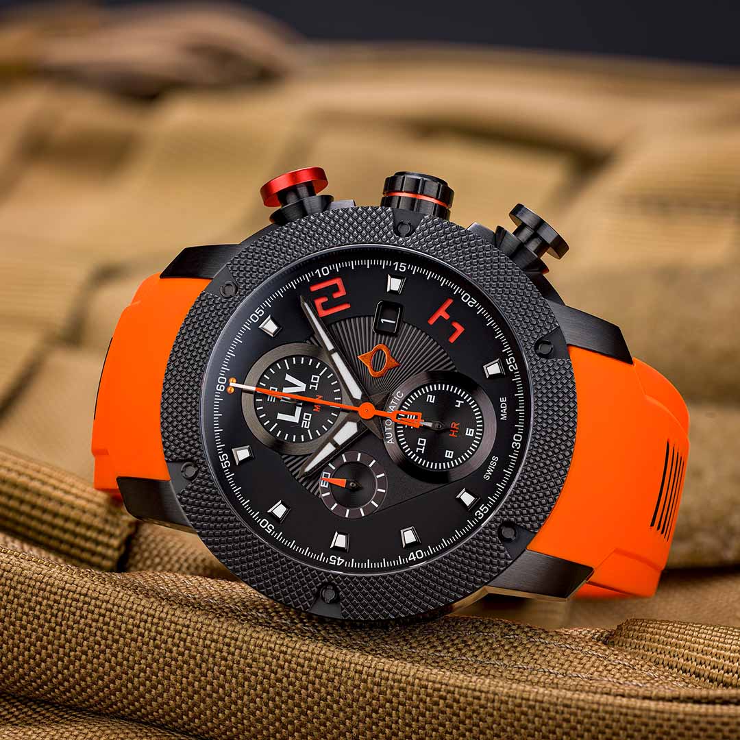 GX-AC Signature Orange — Bold Chronograph Power