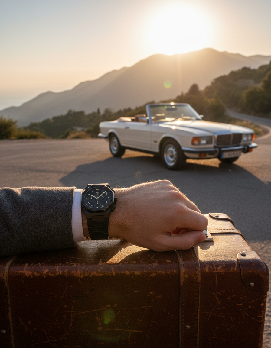 Royal Chronograph Black Edition Silver – Exclusive Collection