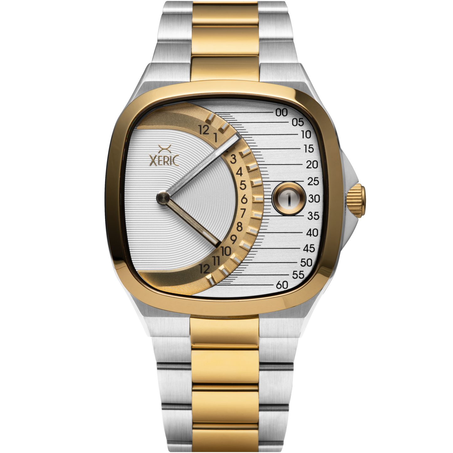 Timeline Retrograde Automatic Two-tone Gold Silver