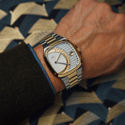 Timeline Retrograde Automatic Two-tone Gold Silver