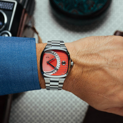 Timeline Retrograde Automatic Salmon