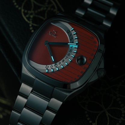 Timeline Retrograde Automatic Salmon