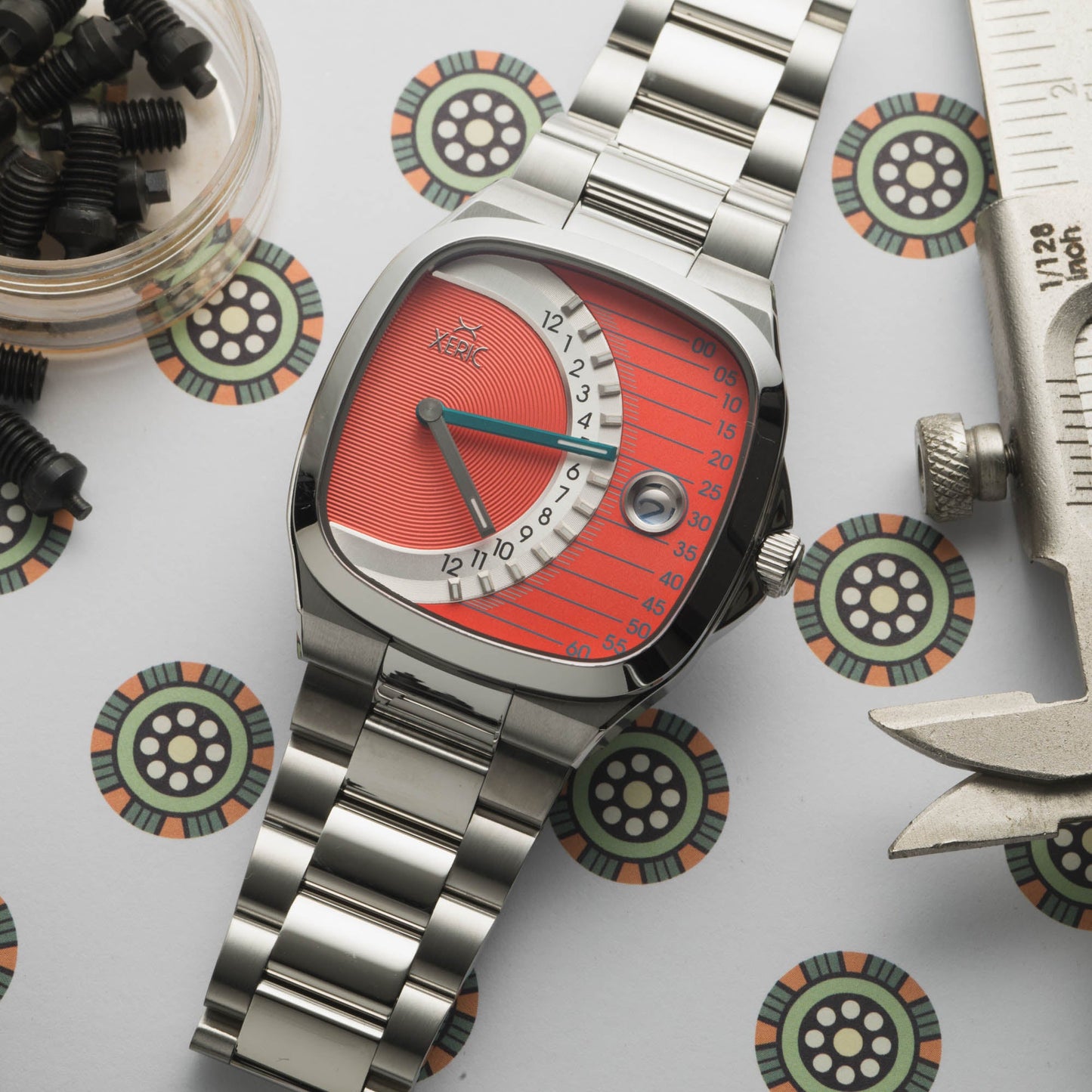 Timeline Retrograde Automatic Salmon