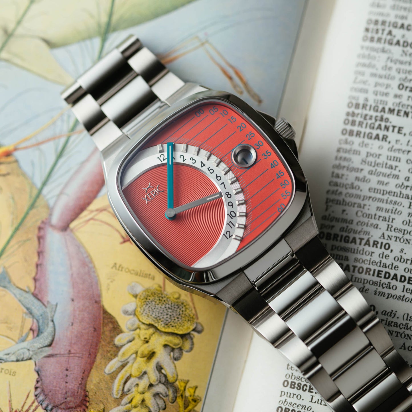 Timeline Retrograde Automatic Salmon