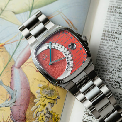 Timeline Retrograde Automatic Salmon