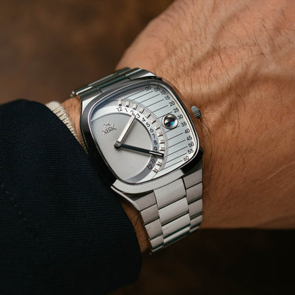 Timeline Retrograde Automatic All Silver