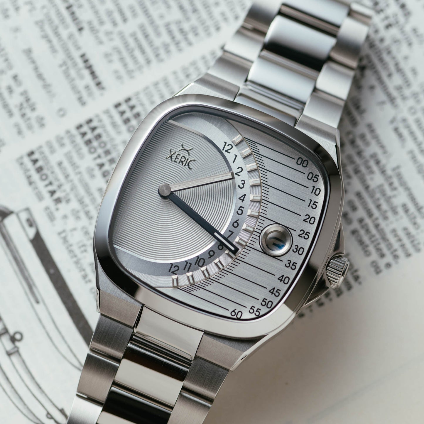 Timeline Retrograde Automatic All Silver